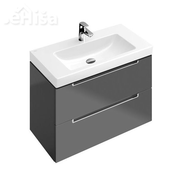 Umivalnik brez preliva SUBWAY 2.0 VANITY 80x47 cm white alpin VILLEROY & BOCH
