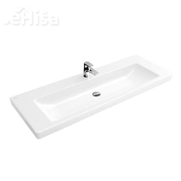 Umivalnik brez preliva SUBWAY 2.0 VANITY 130x47 cm white alpin VILLEROY & BOCH
