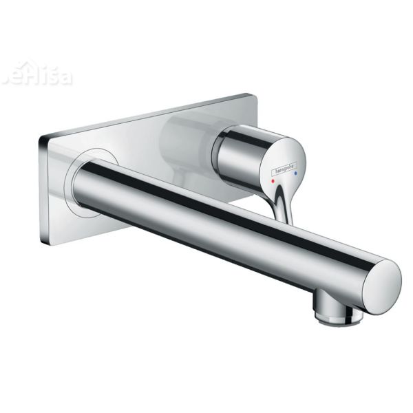 Umivalniška nadometna stenska armatura Talis S 22,5 cm krom HANSGROHE 72111000
