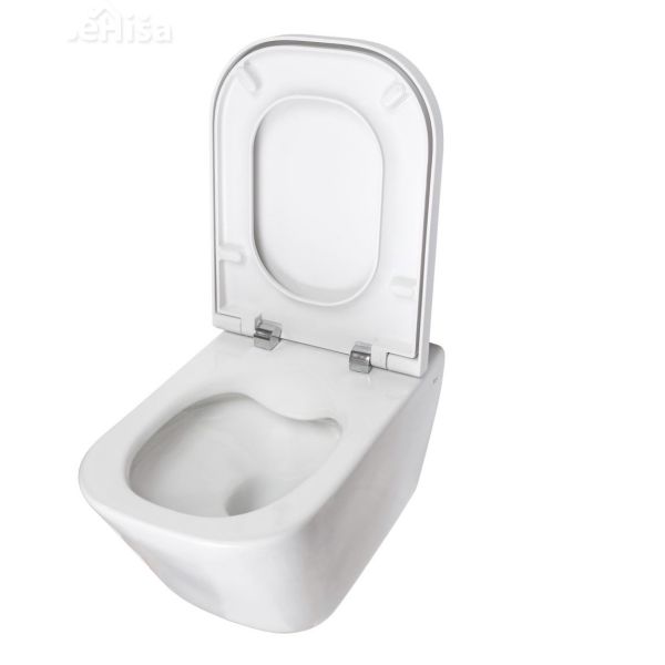 Viseča WC školjka THE GAP brezrobna ROCA A34647L000
