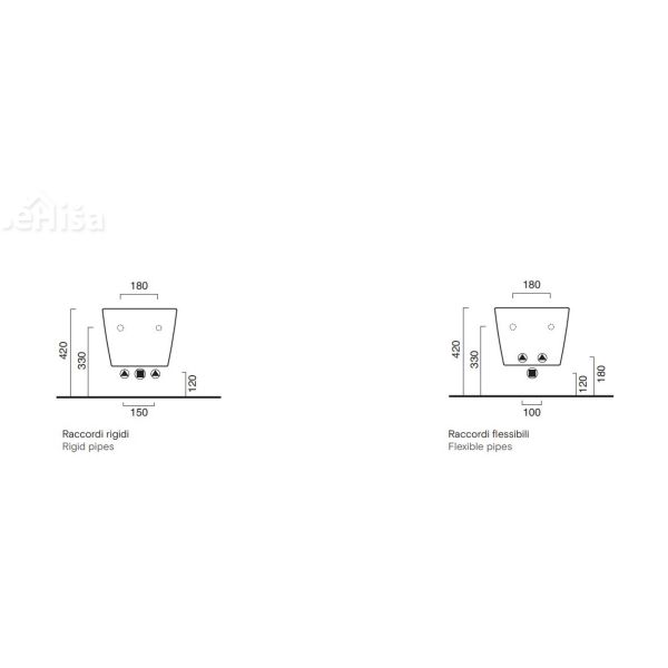 Viseči bide ZERO 50x35 CATALNO 1BSV50N00

