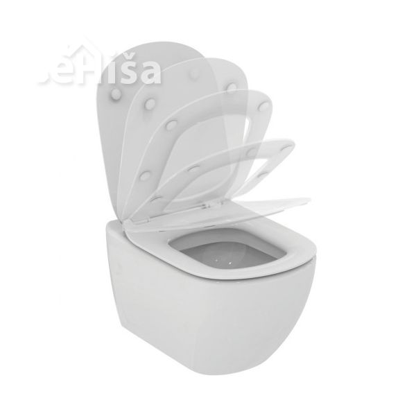 WC deska s počasnim zapiranjem TESI THIN IDEAL STANDARD T352701
