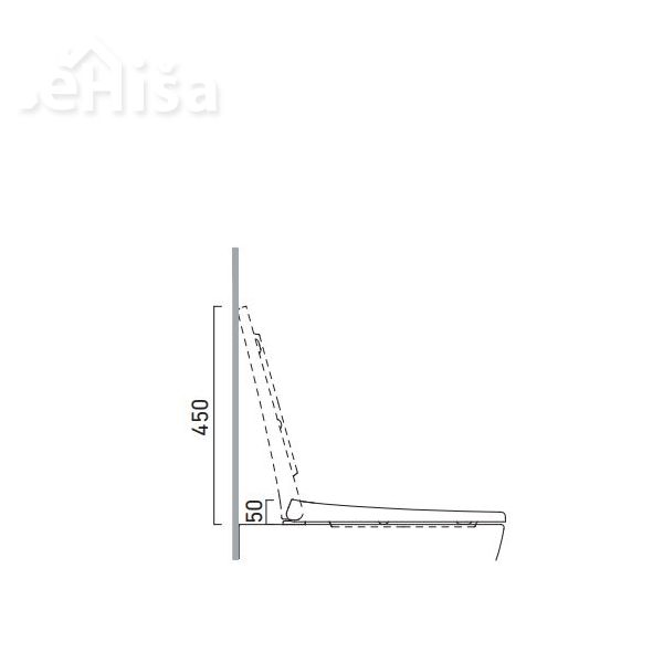 WC deska z počasnim zapiranjem Sfera CATALANO 0551300001
