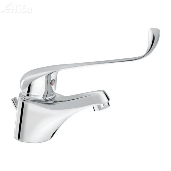 Zdravniška enoročna armatura za umivalnik Simpaty s51 z kotnimi ventili UNITAS 00037
