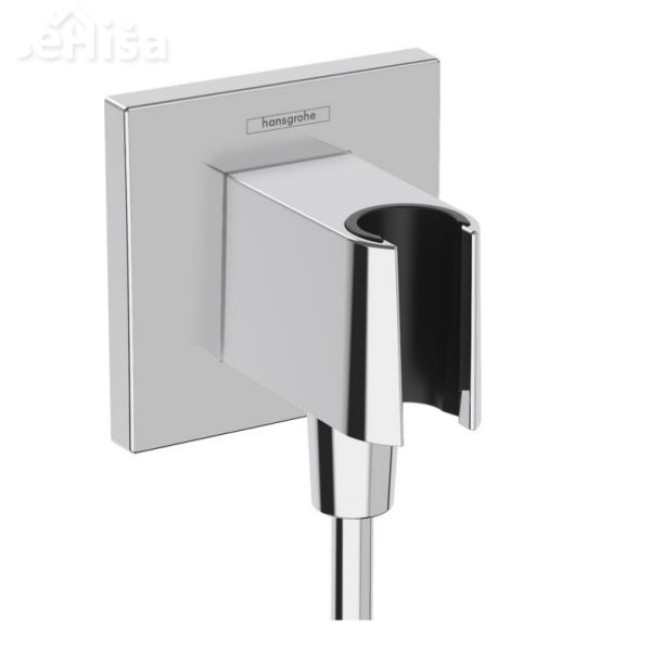Zidni priključek FIXFIT E z držalom tuš ročke krom HANSGROHE 26889000
