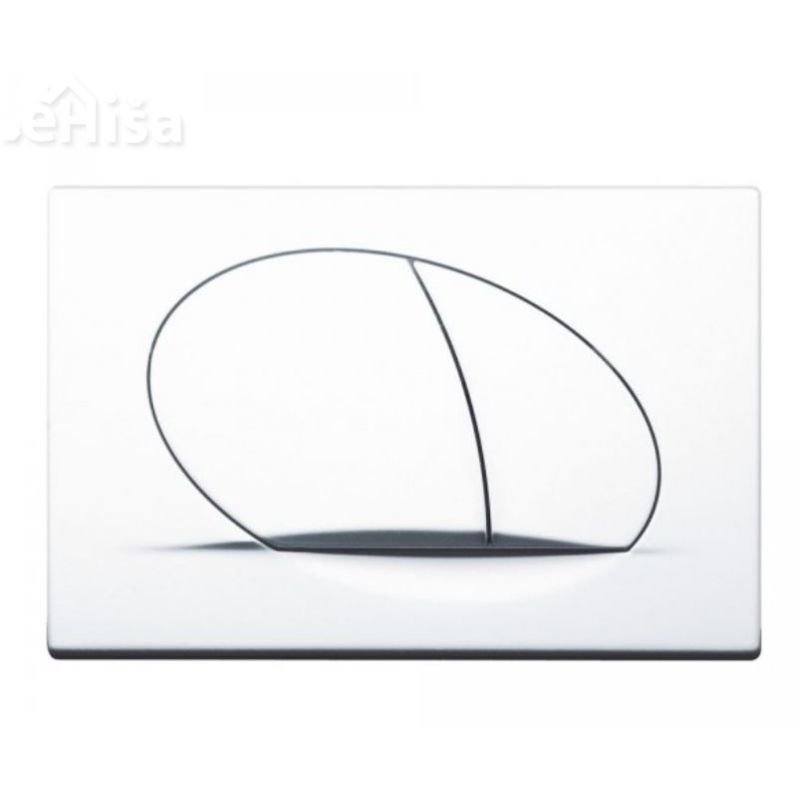 Aktivirna tipka za dvokoličinsko splakovanje Selenite Duo bela LIV 195853
