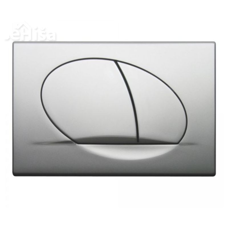 Aktivirna tipka za dvokoličinsko splakovanje Selenite Duo mat krom LIV 195868
