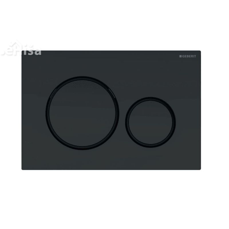 Aktivirna tipka za dvokoličinsko splakovanje Sigma20 mat črna-črna-mat črna GEBERIT 115.882.16.1
