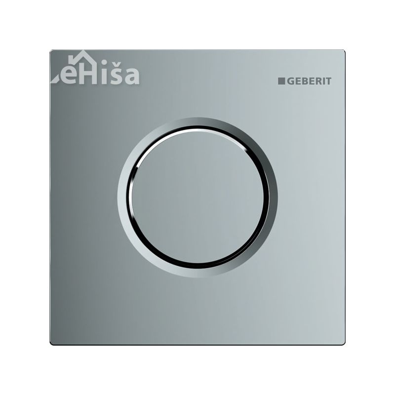 Aktivirna tipka za pnevmatsko splakovanje pisoarja Tip01 sijajni krom GEBERIT 116.011.21.5