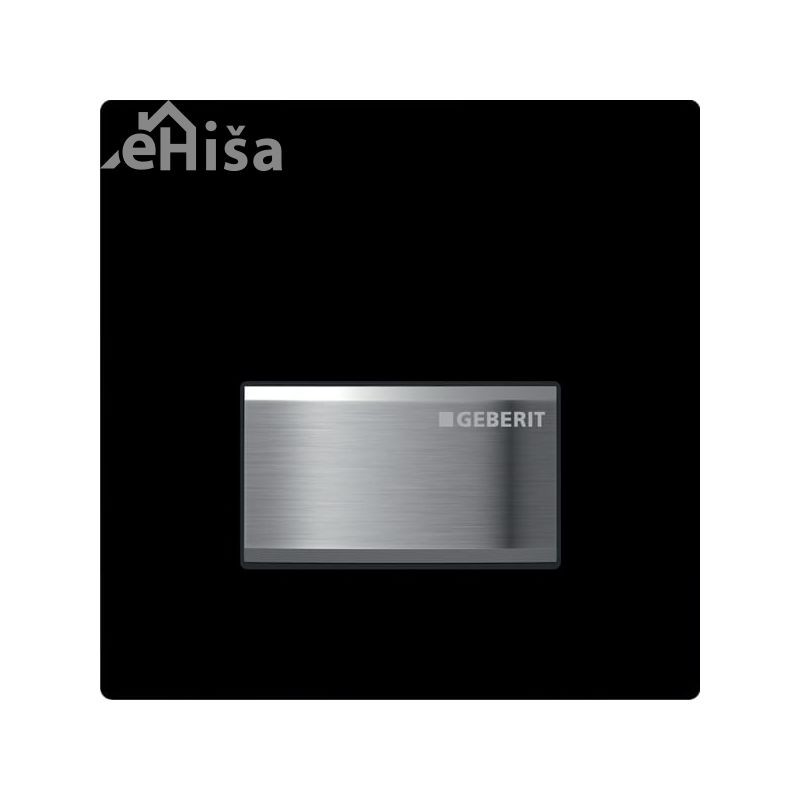 Aktivirna tipka za pnevmatsko splakovanje pisoarja Tip50 črna RAL 9005 GEBERIT 116.016.DW.5