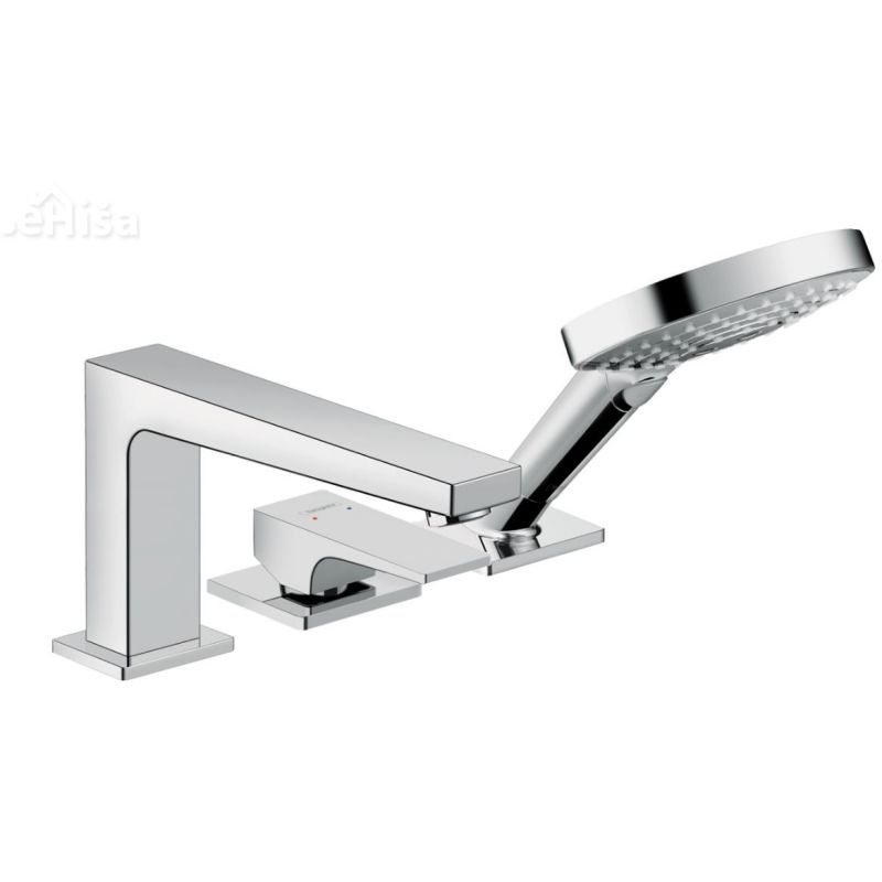 Armatura za kopalno kad 3 luknje Metropol Secuflex krom HANSGROHE 32550000
