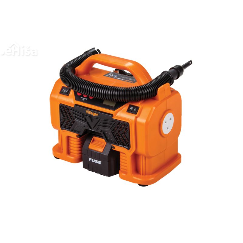 Baterijski kompresor za napihovanje VAT 1220 brez baterije in polnilca VILLAGER 060111
