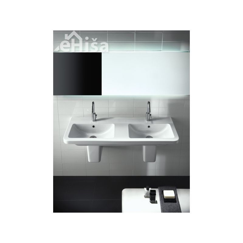 Dvojni stenski umivalnik ERIKA Pro 120x45 cm HATRIA YXJC01
