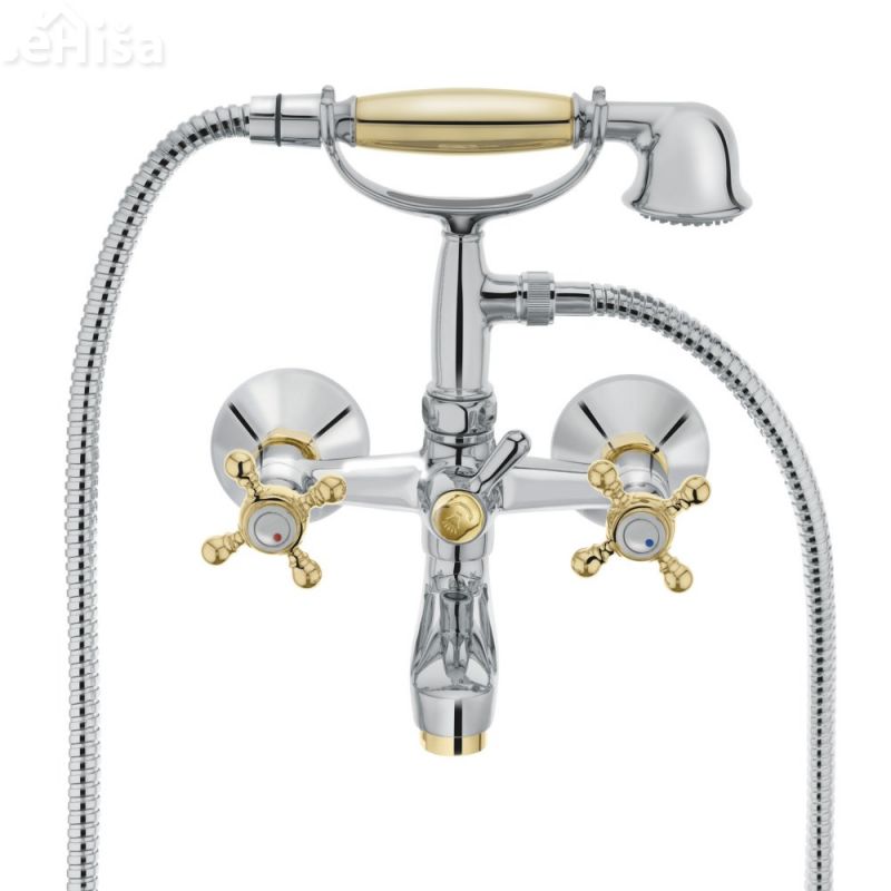 Dvoročna armatura za kopalno kad Stil z30 z tuš ročko UNITAS 07357