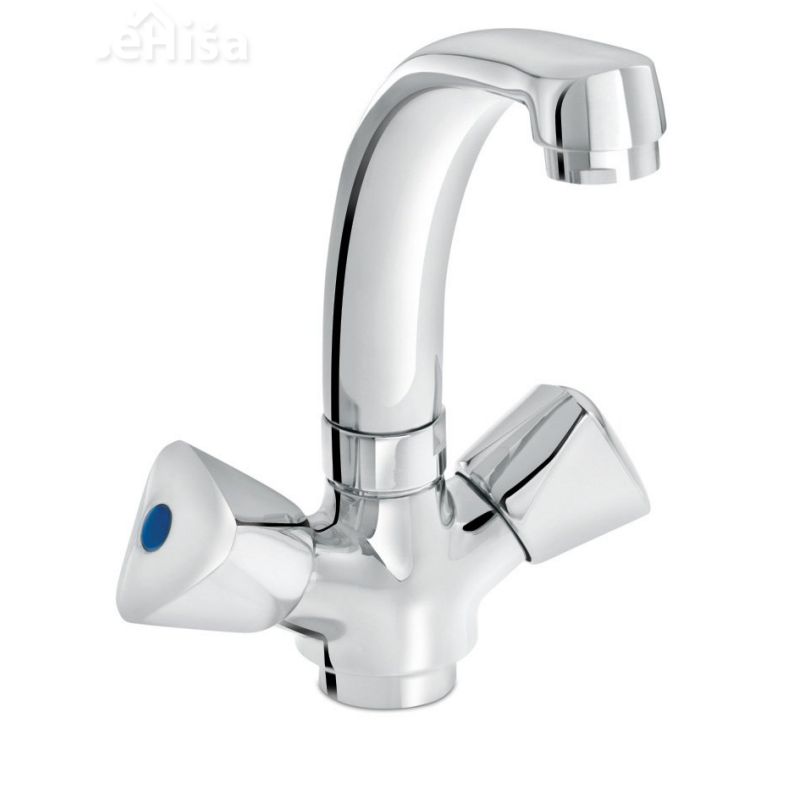 Dvoročna armatura za umivalnik Classic c01 z kotnimi ventili UNITAS 05055
