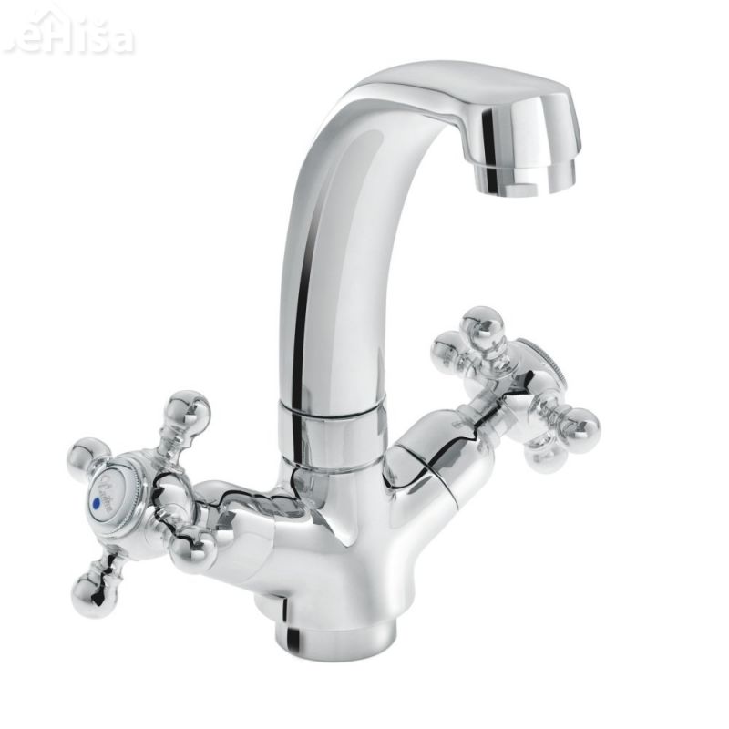 Dvoročna armatura za umivalnik Stil z11 z zgornjim delom sifona UNITAS 07073
