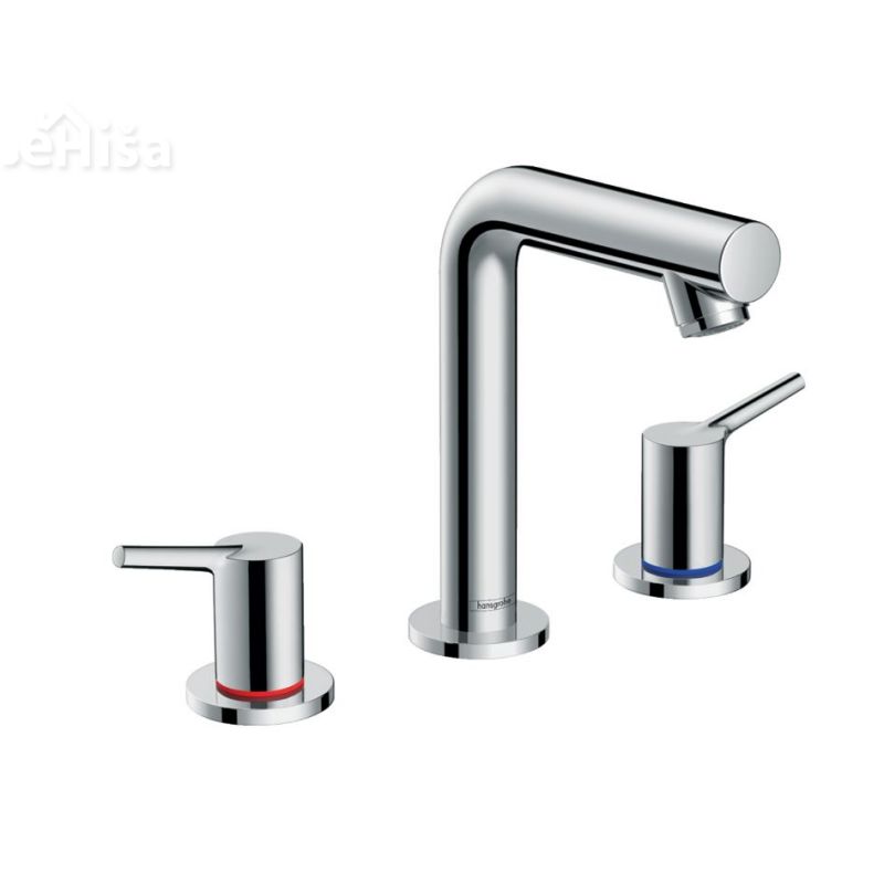 Dvoročna umivalniška armatura Talis S krom 3 luknje HANSGROHE 72130000

