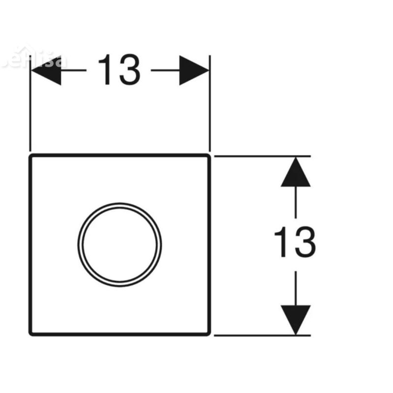 Elektronika za splakovanje pisoarjev HyTronic IR tip10 bela-sijajni krom-bela 230V GEBERIT 116.025.KJ.1
