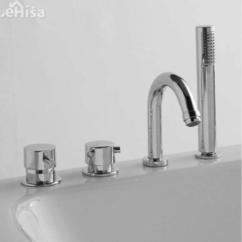 Enoročna armatura s tuš ročico in izlivom Raindrop KOLPA SAN 726500
