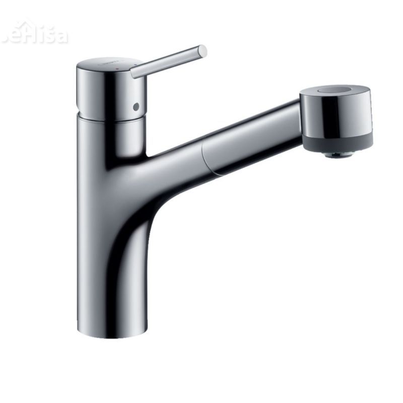 Enoročna izvlečna kuhinjska armatura z izvlečnim pršilom M5216-H170 170 krom HANSGROHE 73860000
