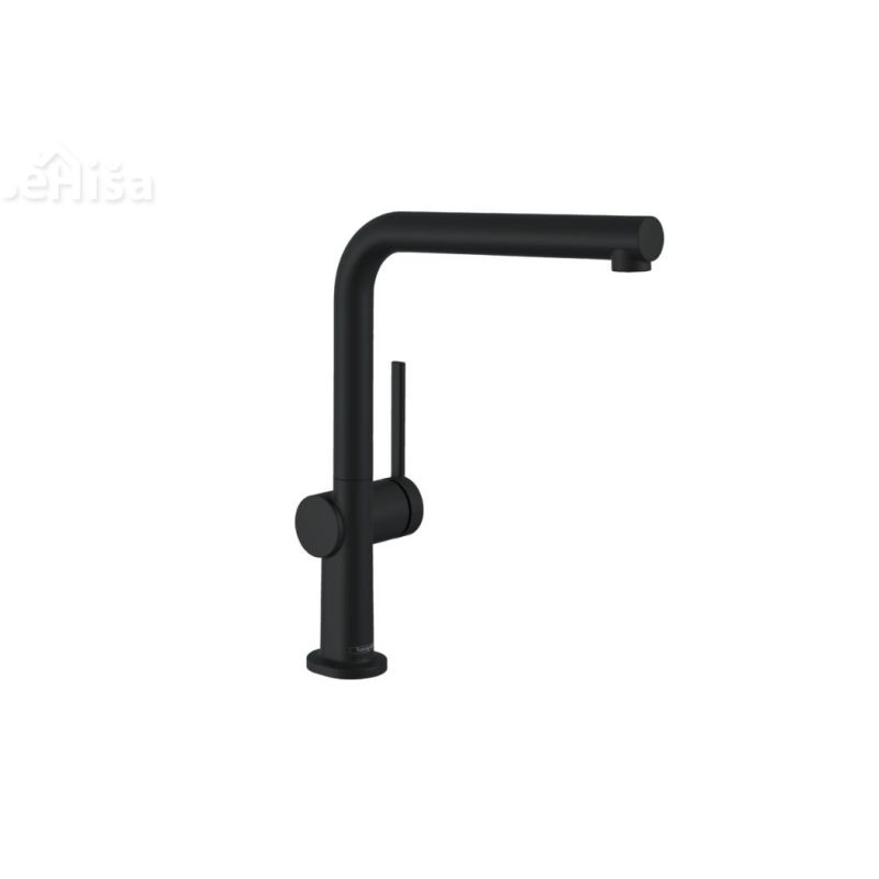 Enoročna kuhinjska armatura Talis M54 črna mat HANSGROHE 72840670
