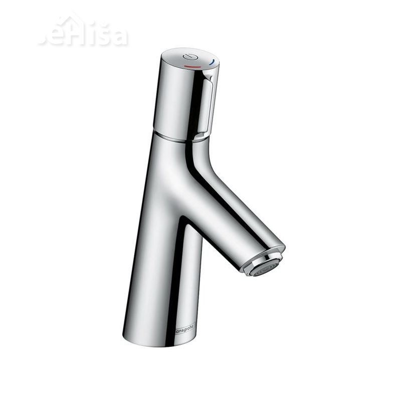 Enoročna umivalnika armatura na pritisk Talis Select S 80 brez zgornjega dela sifona krom HANSGROHE 72041000
