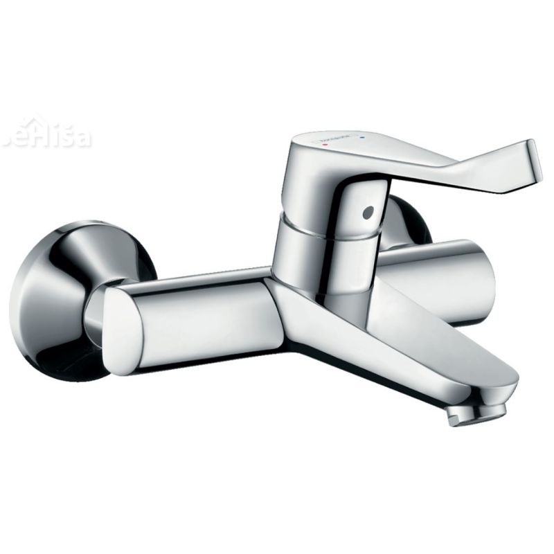 Enoročna umivalnika stenska armatura Focus krom HANSGROHE 31913000

