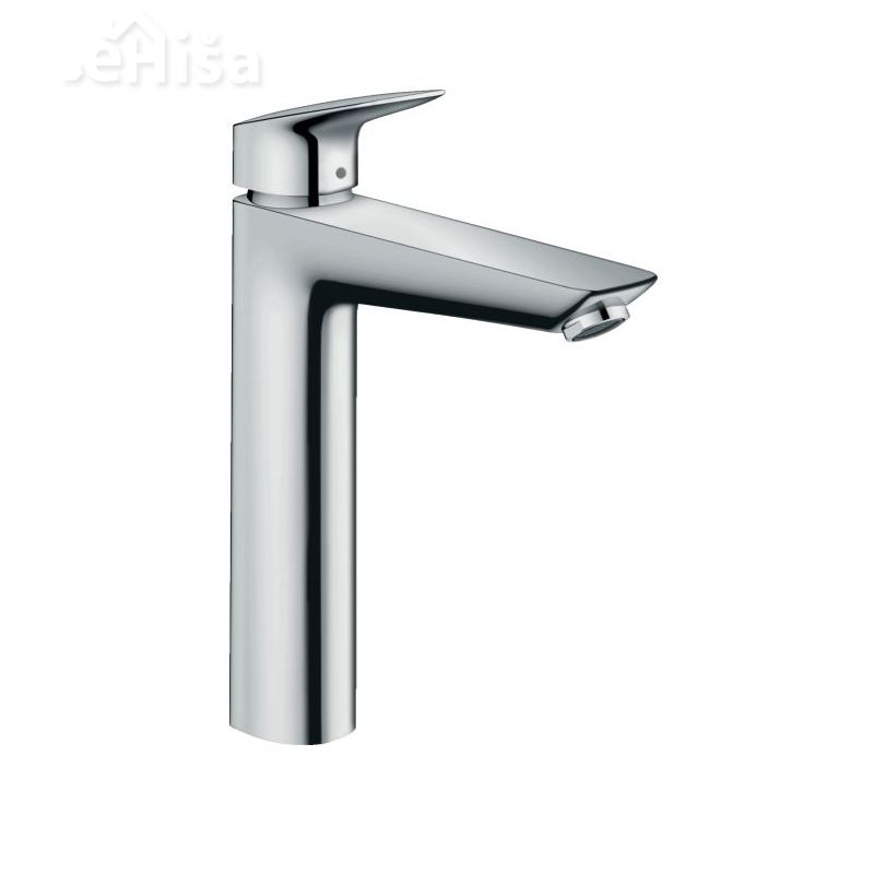 Enoročna umivalniška armatura Logis 190 brez zgornjega dela sifona krom HANSGROHE 71091000
