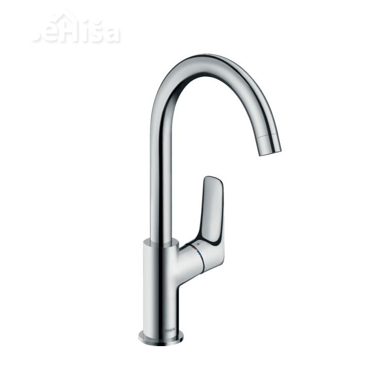 Enoročna umivalniška armatura Logis 210 vrtljiva krom HANSGROHE 71130000
