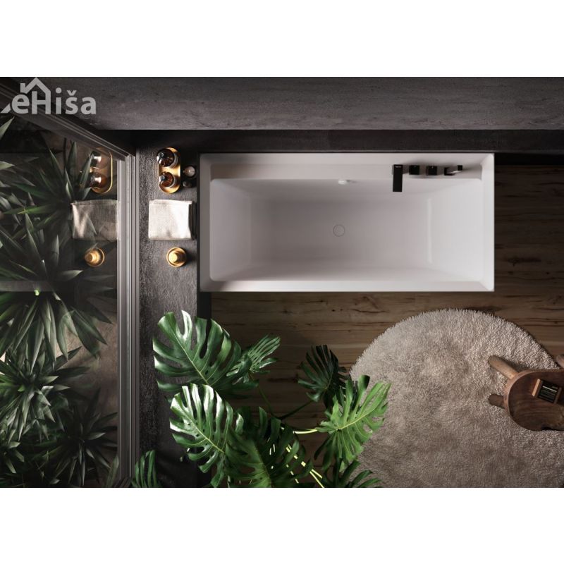 Pravokotna vgradna kopalna kad Evita 180x85 cm KOLPA SAN 574840
