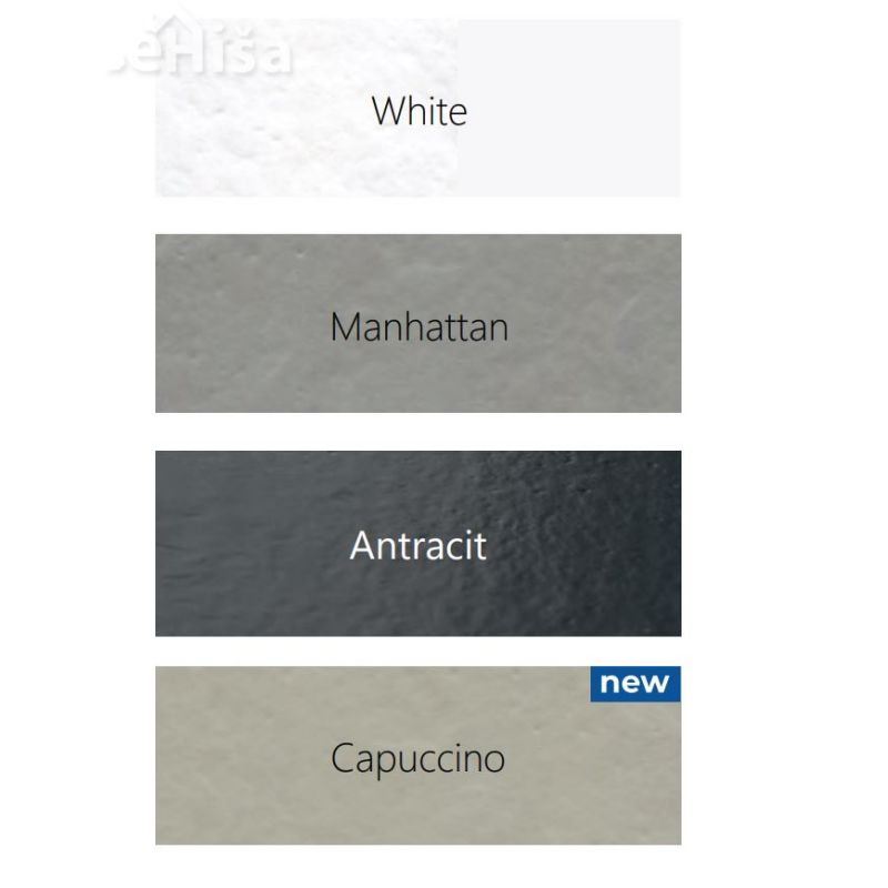 Kvadratna tuš kad Hopp 90x90 liti marmor KOLPA SAN
