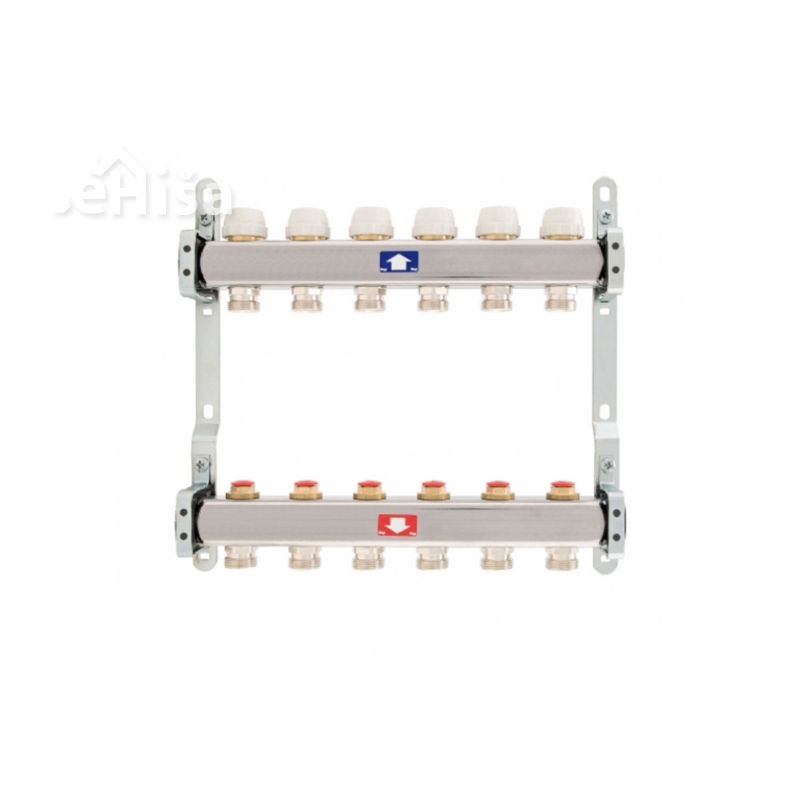 Razdelilec talnega gretja 12 vej inox ITAP 9170010012034C
