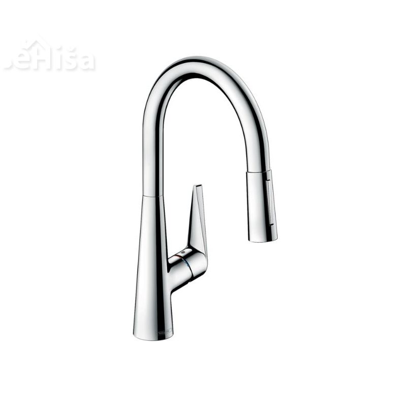Izvlečna enoročna kuhinjska armatura M5116-H200 200 krom HANSGROHE 73851000
