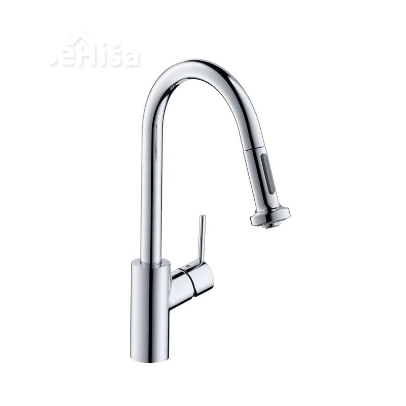 Izvlečna enoročna kuhinjska armatura Talis S2 krom HANSGROHE 14877000
