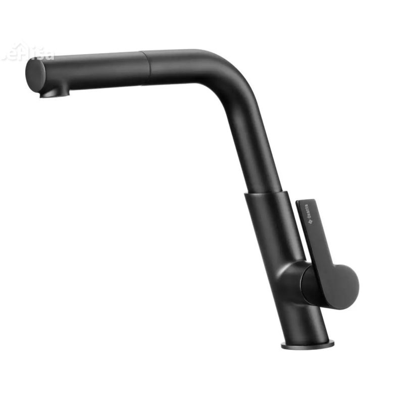 Izvlečna kuhinjska armatura Silia črna DEANTE BQS N73M
