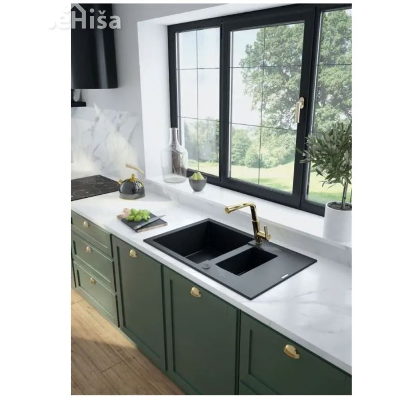 Izvlečna kuhinjska armatura Silia zlata DEANTE BQS Z73M
