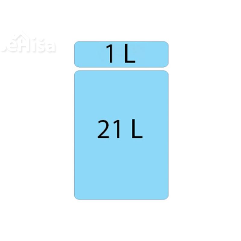 Izvlečni kuhinjski koš Albio 20 enojni 21 L ALVEUS 1090334