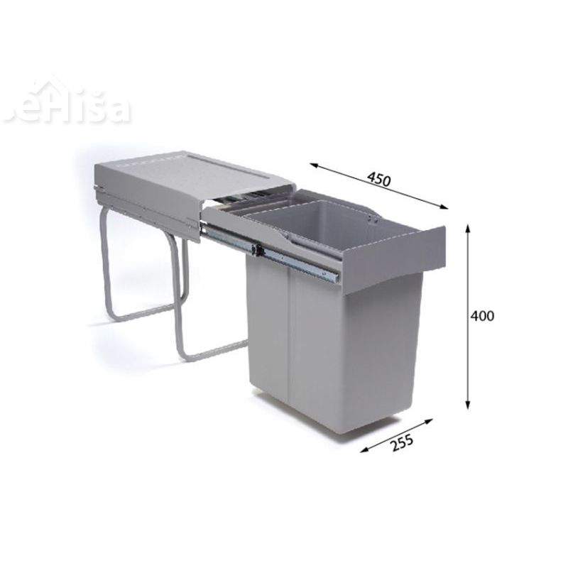 Izvlečni kuhinjski koš Albio 20 enojni 21 L ALVEUS 1090334