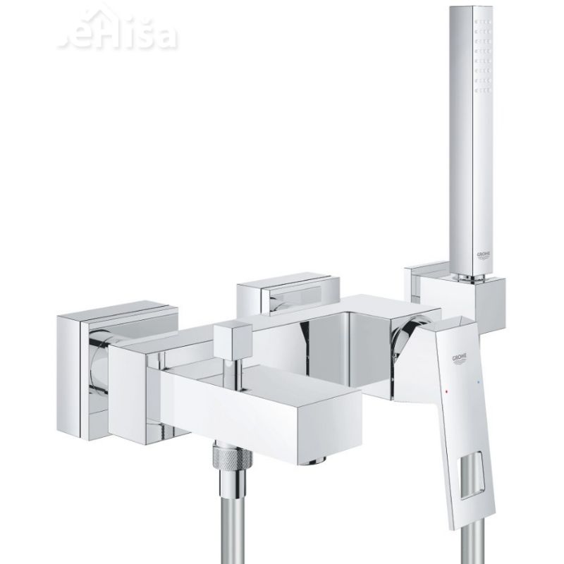 Komplet enoročna armatura stenska za kopalno kad Eurocube GROHE 23141000
