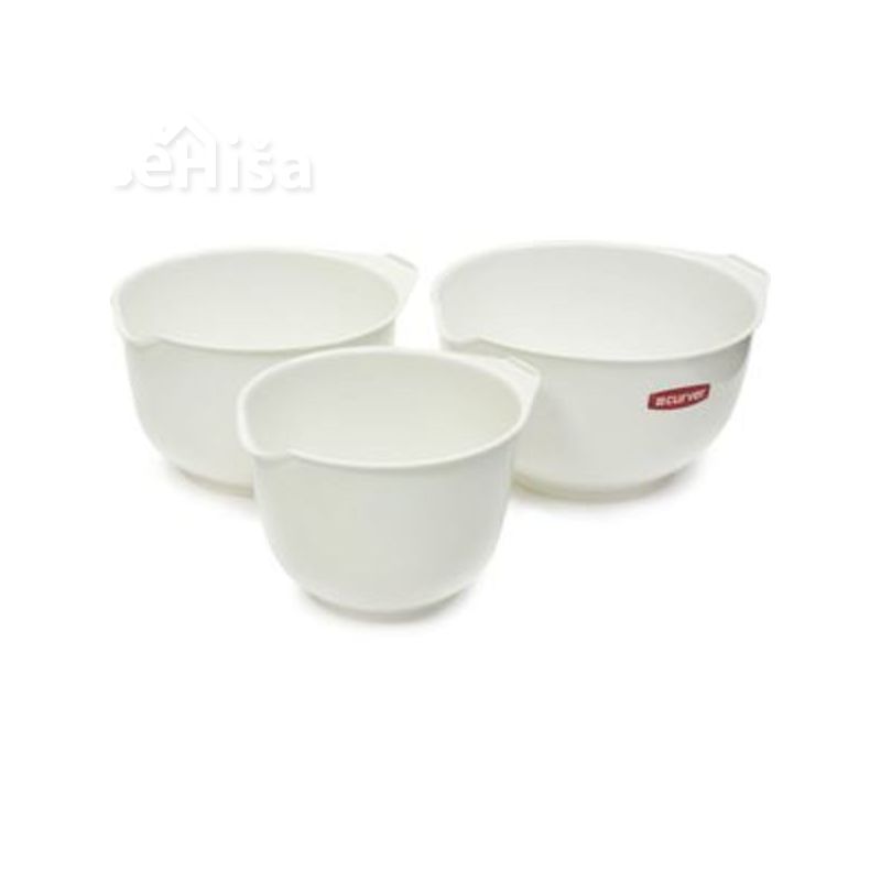 Komplet posod za mešanje 3kom bela CURVER 3411-059