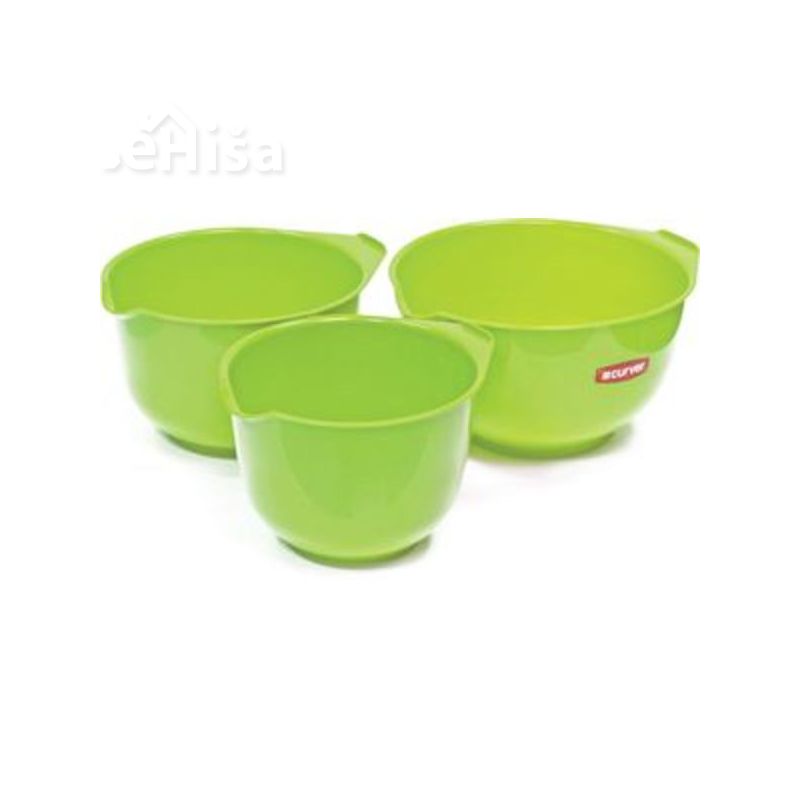 Komplet posod za mešanje 3kom zelena CURVER 3411-598