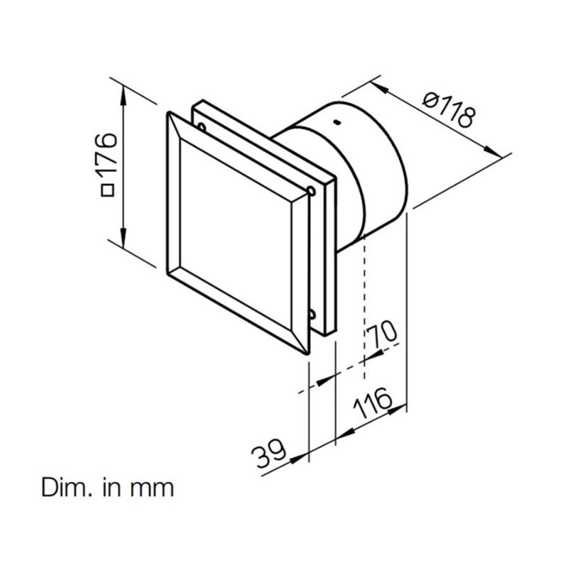 Kopalniški aksialni ventilator M1-120 P HELIOS 6363
