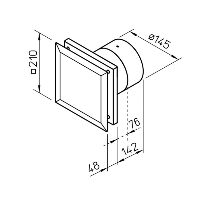 Kopalniški aksialni ventilator M1-150 F HELIOS 6043

