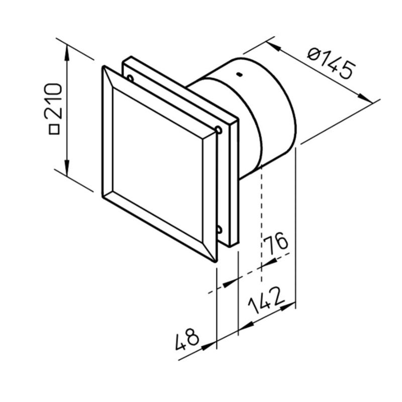 Kopalniški aksialni ventilator M1-150 HELIOS 6041
