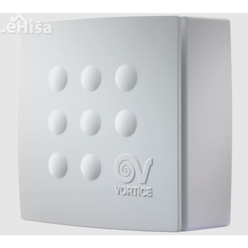 Kopalniški radialni ventilator VORT Quadro MICRO 100 T HCS s senzorjem vlage VORTICE 11945
