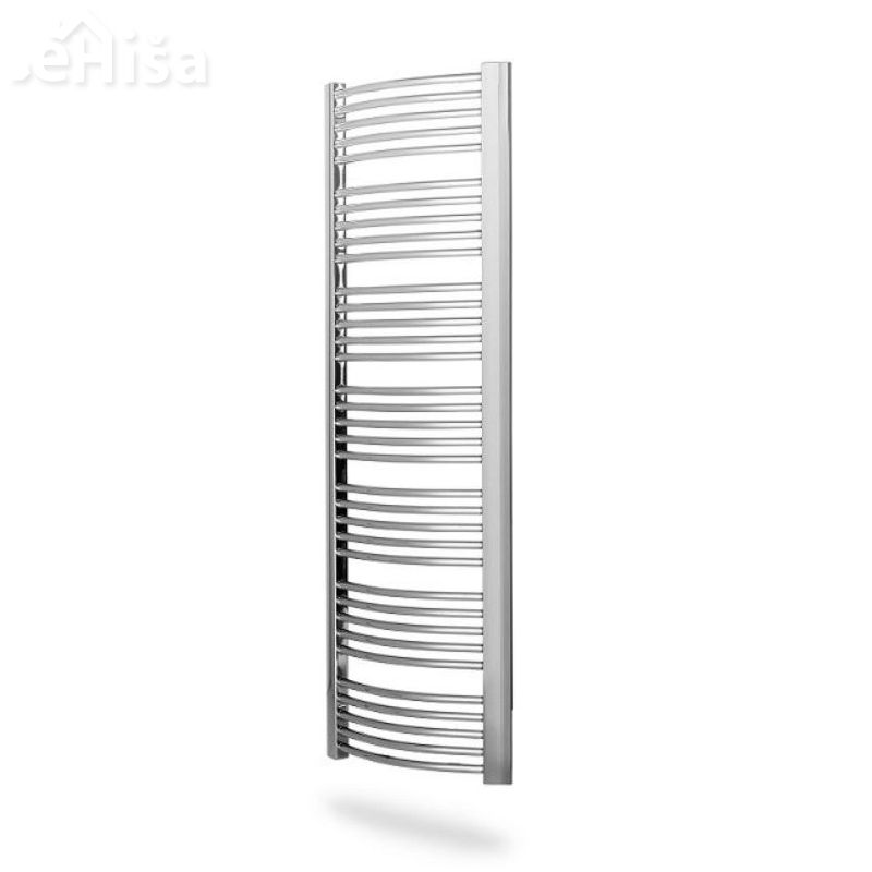 Kopalniški radiator rondo 600 x 1750 mm krom stranski priklop RETTIG