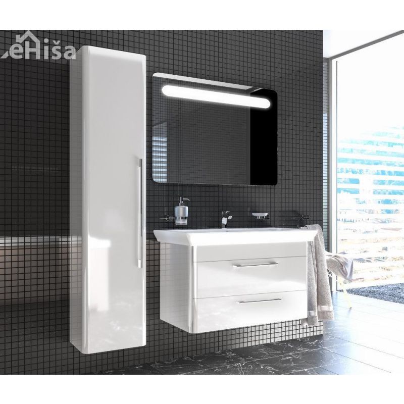 Kopalniško ogledalo z LED svetilko Gama 100 cm AQUA RODOS