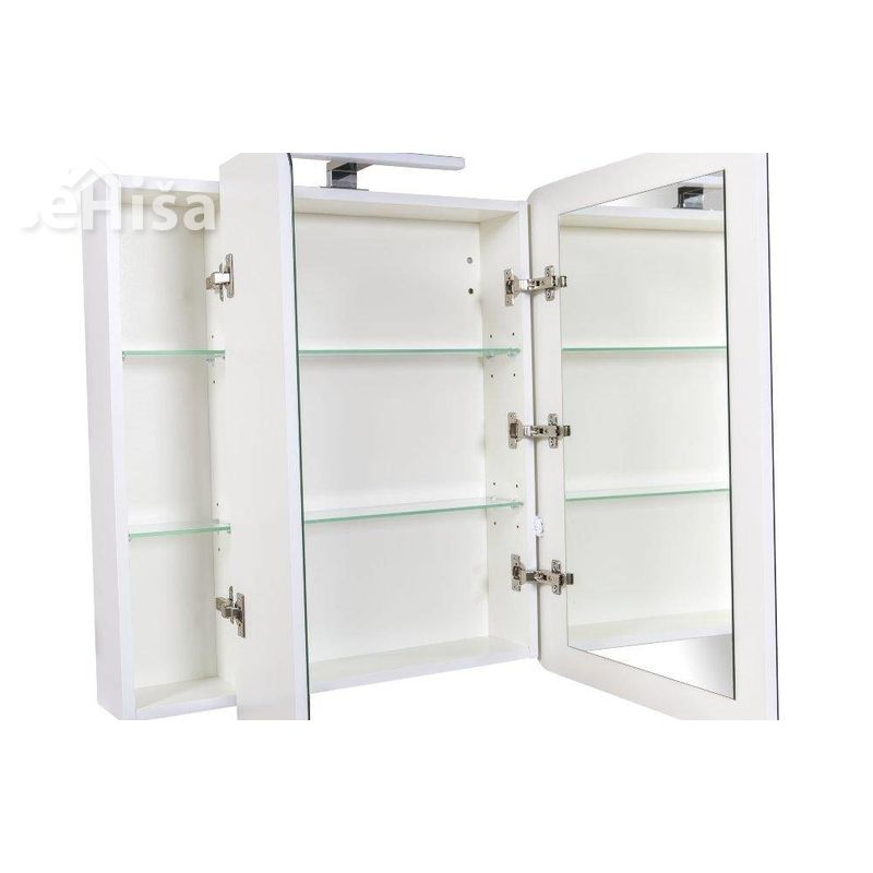 Kopalniško ogledalo z omarico zadaj Roma 85 cm AQUA RODOS