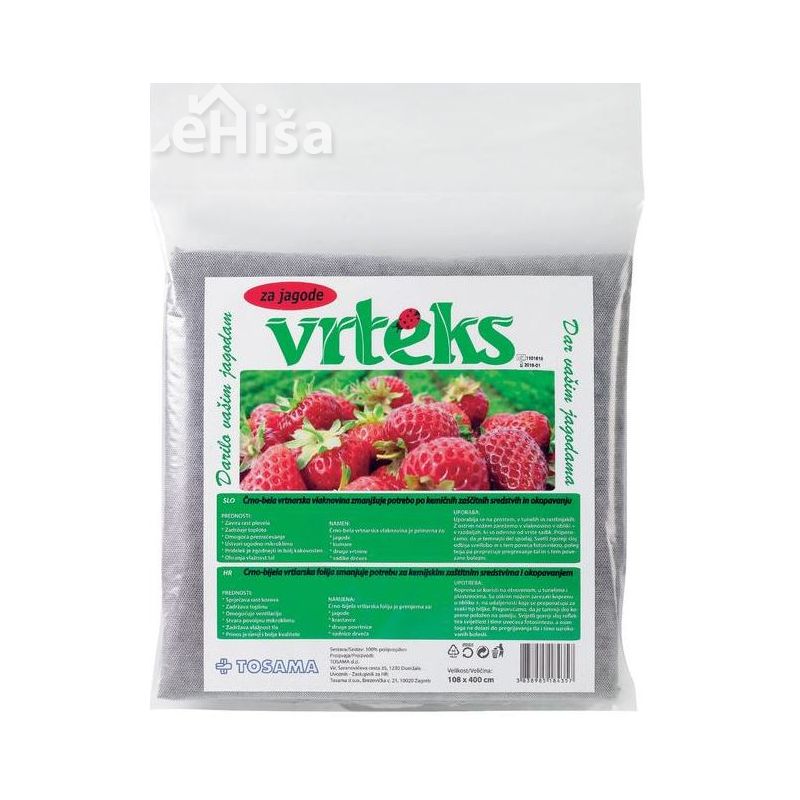 Koprena za jagode 108 cm x 400 cm VRTEKS TOSAMA 70241
