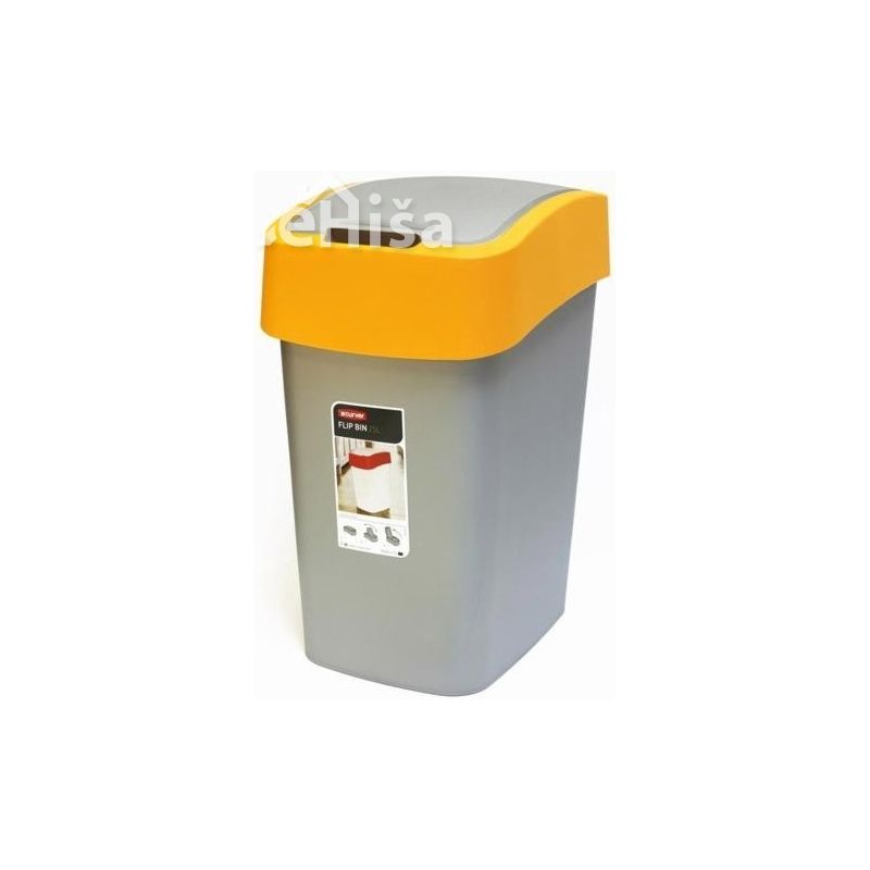 kos-za-smeti-flipbin-25-l-rumeno-srebrna-curver-2171-535